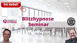 Blitzhypnose Seminar Alexander Seel 2024